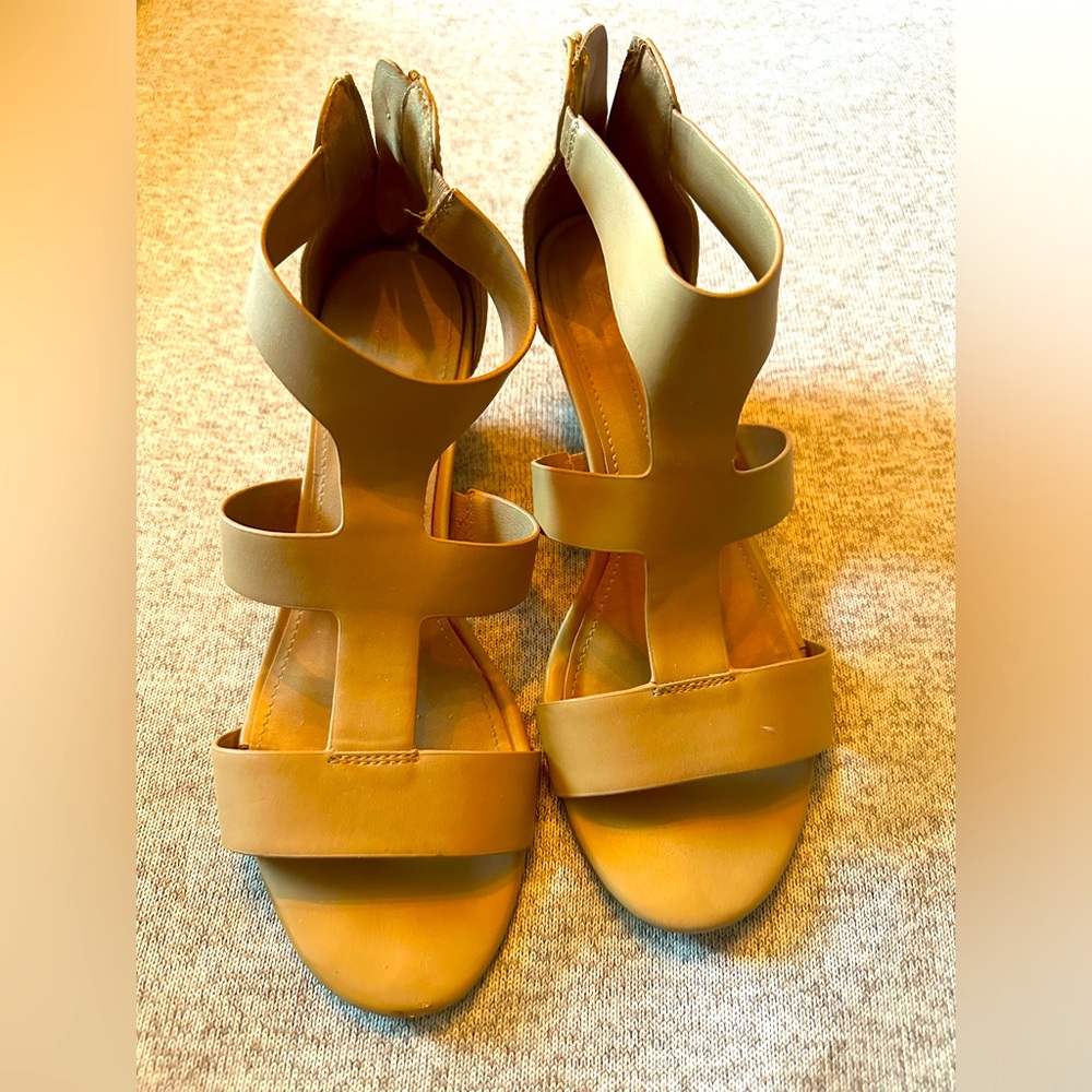 New Directions Sandals- Nude Color